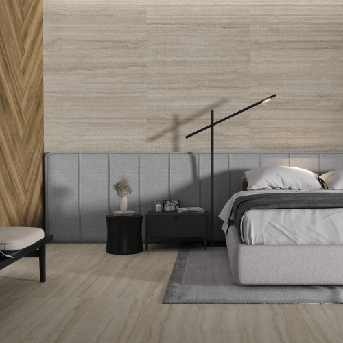 Porcelanato Marmorizado Natural 100x100cm Branco - Portinari Coliseu Ofw Nat Esmaltado Retificado