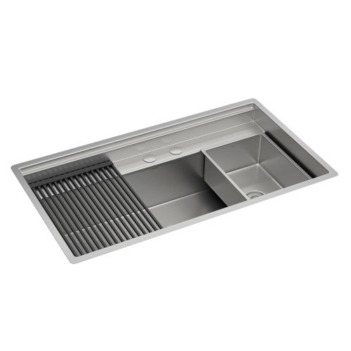 Cuba de Cozinha Retangular Funstation Deca Wish 90x50cm Inox