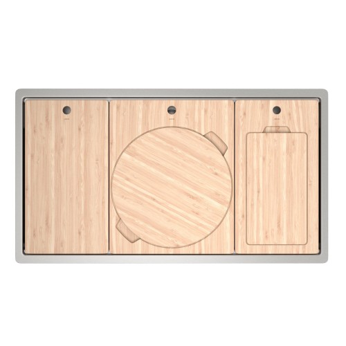Cuba de Cozinha Retangular Funstation Deca Wish 90x50cm Inox