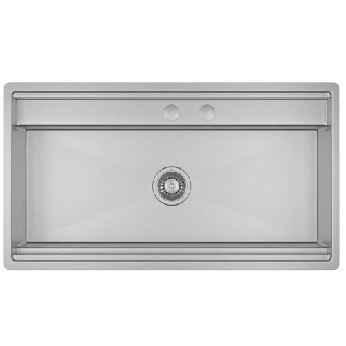 Cuba de Cozinha Retangular Funstation Deca Wish 90x50cm Inox