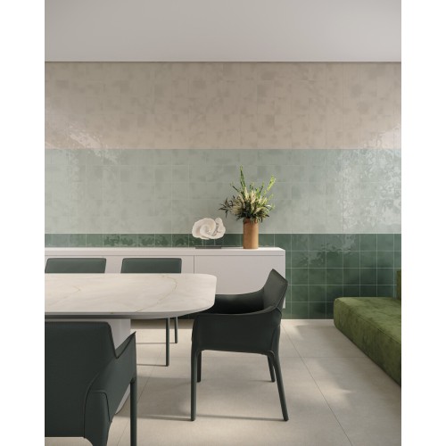 Porcelanato Monocromatico Lux 15x15cm Cinza - Portinari Mood Gr Esmaltado Bold