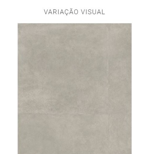 Porcelanato Cimentício Natural 120x120cm Cinza - Portinari Citta Gr Nat Esmaltado Retificado