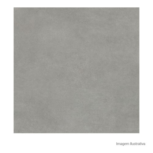 Porcelanato Cimentício Hard 100x100cm Cinza - Portinari Momento Dgr Esmaltado Retificado