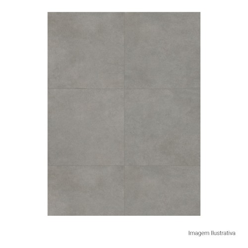 Porcelanato Cimentício Hard 100x100cm Cinza - Portinari Momento Dgr Esmaltado Retificado