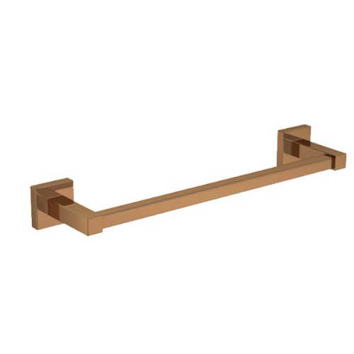 Porta Toalha Barra 30cm Quadratta Red Gold