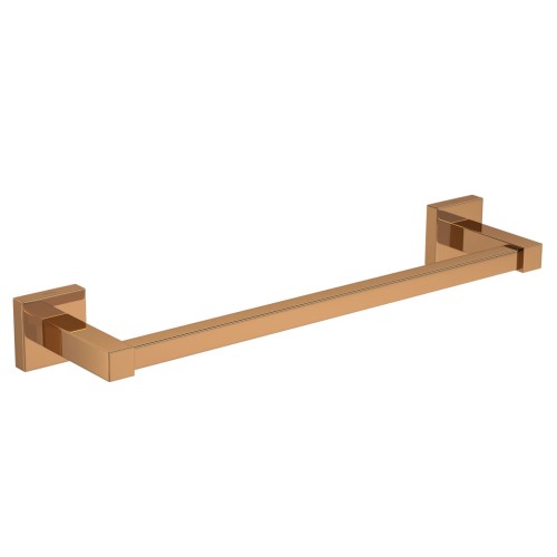 Porta Toalha Barra 30cm Quadratta Red Gold