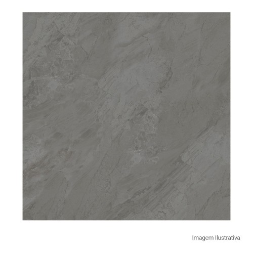 Porcelanato Pedra Hard 100x100cm Cinza - Portinari Audaz Dgr Esmaltado Retificado