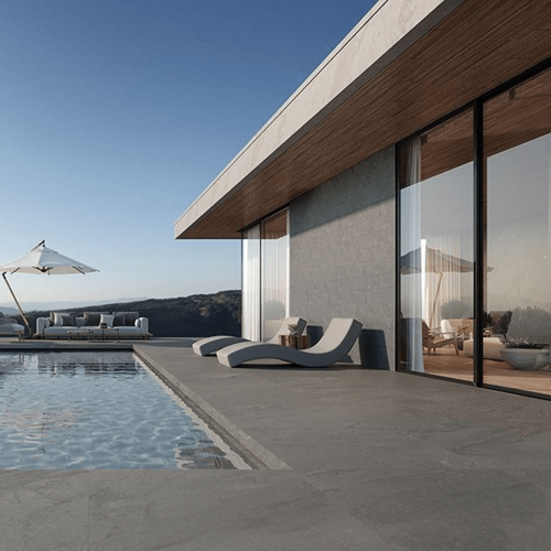 Porcelanato Pedra Natural 120x120cm Cinza - Portinari Audaz Dgr Nat Esmaltado Retificado