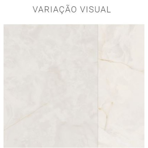 Porcelanato Polido Marmorizado 120x240cm Branco - Portinari Apollo Onix Al Pol Retificado