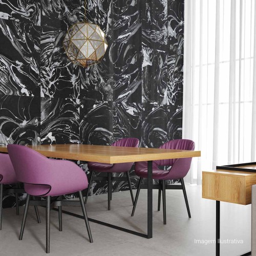 Porcelanato Acetinado Cimentício 80x80cm Cinza - Ceusa Cimento Esmaltado Retificado