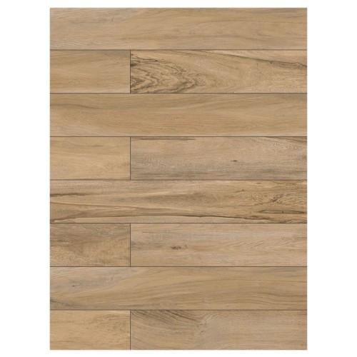 Porcelanato Amadeirado Hard 20x120cm Bege - Portinari Alameda Be Mat Esmaltado Retificado