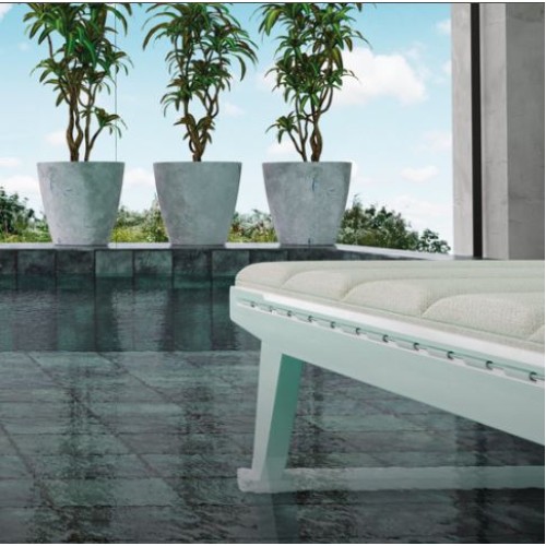 Porcelanato Pedra Lux 20x20cm Azul - Portinari Atlantis Esmaltado Bold