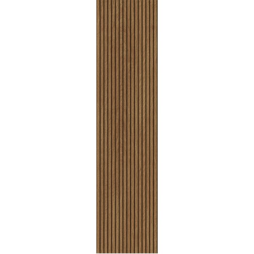 Porcelanato Amadeirado Rústico 30x120cm Marrom - Ceusa Frisado Liso Esmaltado Retificado