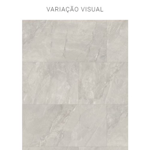 Porcelanato Polido Pedra 60x120cm Cinza - Portinari Pietra Di Savoie Sgr Pol Retificado