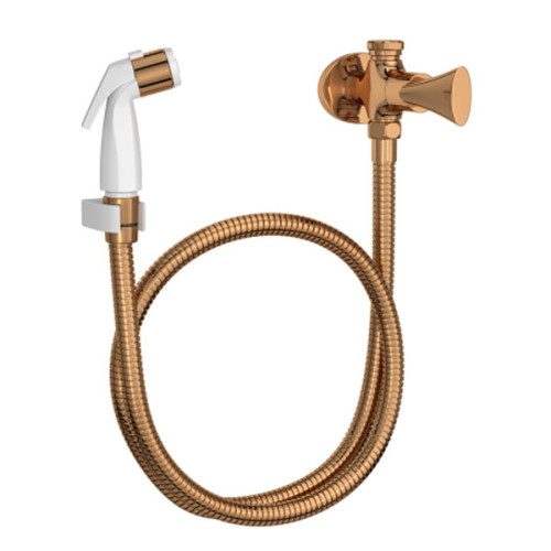 Ducha Higiênica com Registro e Derivação de Parede Red Gold