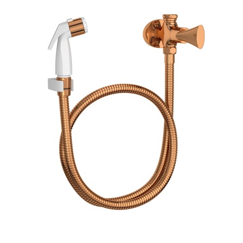 Ducha Higiênica com Registro e Derivação de Parede Red Gold