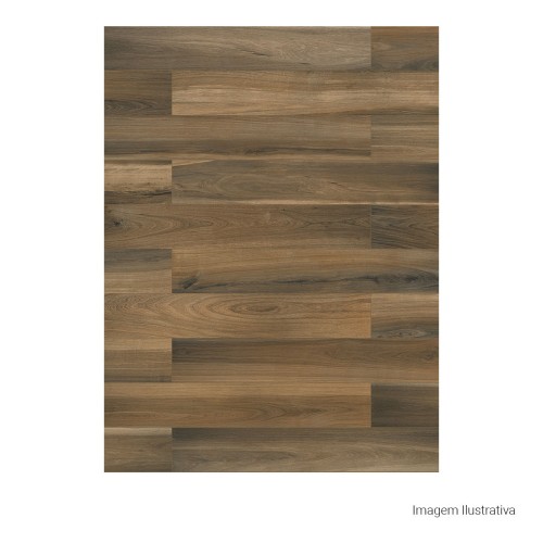 Porcelanato Amadeirado Natural 20x120cm Marrom - Portinari Tavola No Nat Esmaltado Retificado