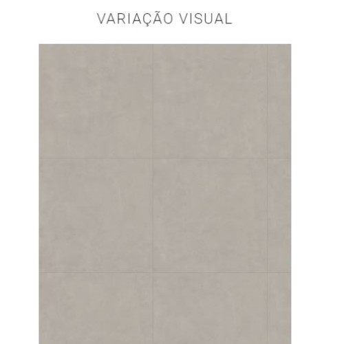 Porcelanato Acetinado Cimentício 90x90cm Cinza - Portinari Downtown Hd Gr Esmaltado Retificado
