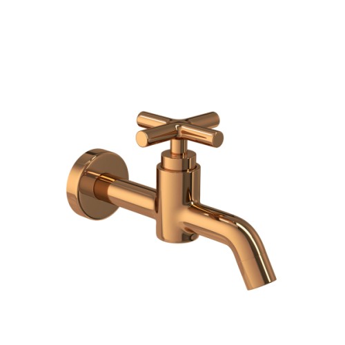 Torneira de Parede Curta para Lavatório Duna Clássica - Red Gold