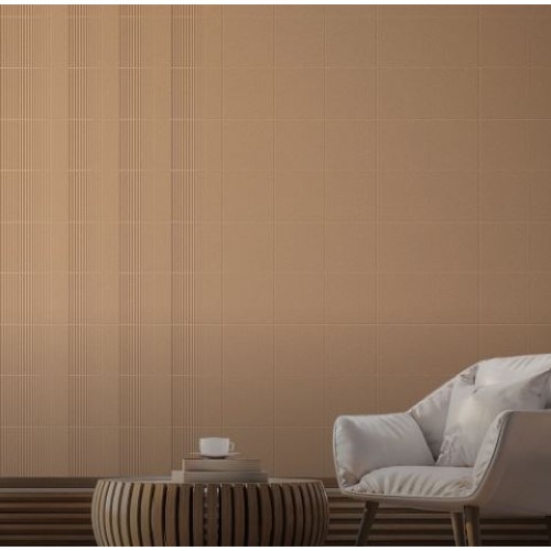 Porcelanato Decorado Matte/lux 20x20cm Marrom - Portinari Nuances da Natureza Areias Dec 2 No Mlx Bold