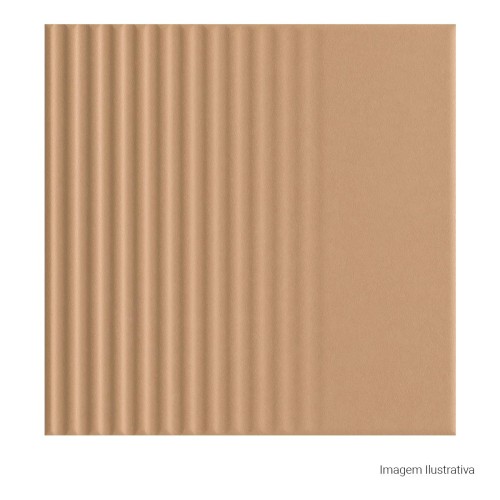 Porcelanato Decorado Matte/lux 20x20cm Marrom - Portinari Nuances da Natureza Areias Dec 2 No Mlx Bold