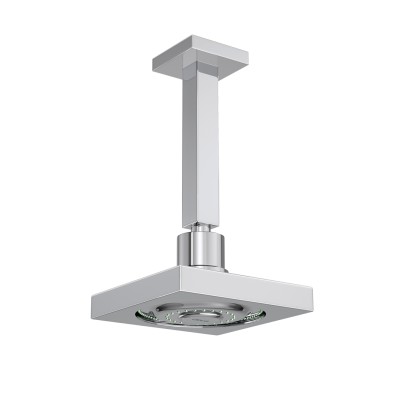 Chuveiro Deca de Teto com Tubo Acqua Plus Quadratta Cromado