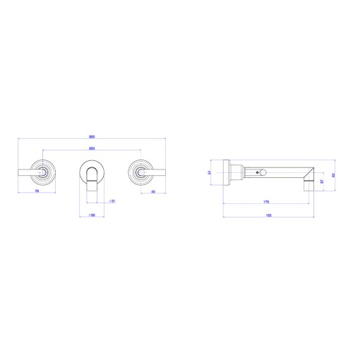 Misturador Deca de Parede para Lavatório Izy Plus Cromado