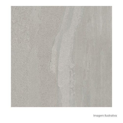 Porcelanato Pedra Natural 120x120cm Cinza - Portinari Gales Gr Nat Esmaltado Retificado