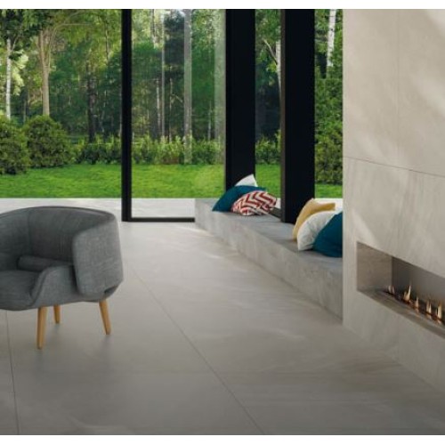 Porcelanato Pedra Hard 120x120cm Cinza - Portinari Gales Sgr Esmaltado Retificado