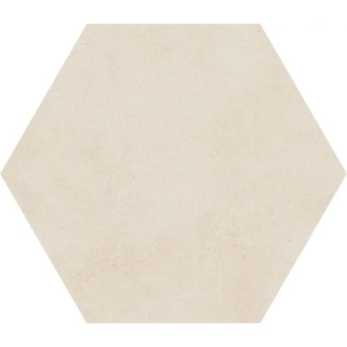 Porcelanato Cimentício Natural 17,5x17,5cm Branco - Portinari Downtown Hd Downtown Hexa Wh Nat Esmaltado Bold