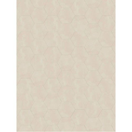 Porcelanato Cimentício Natural 17,5x17,5cm Branco - Portinari Downtown Hd Downtown Hexa Wh Nat Esmaltado Bold