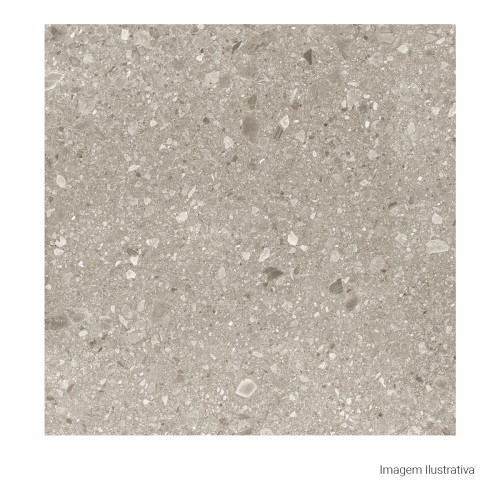 Porcelanato Pedra Hard 120x120cm Cinza - Portinari Caminho Gr Esmaltado Retificado
