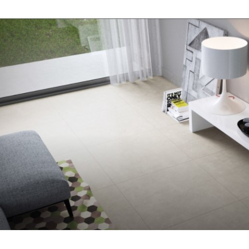 Porcelanato Cimentício Hard 90x90cm Bege - Portinari Downtown Hd Al Esmaltado Retificado