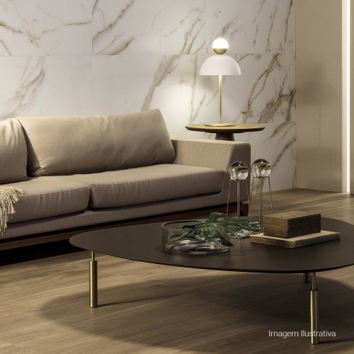 Porcelanato Amadeirado Natural 20x120cm Bege - Portinari Luthier Be Nat Esmaltado Retificado