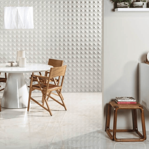 Porcelanato Amadeirado Natural 20x120cm Bege - Portinari Luthier Be Nat Esmaltado Retificado