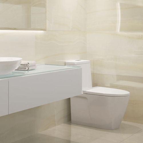 Porcelanato Polido Marmorizado 60x120cm Bege - Portinari Duomo Opala Pol Retificado