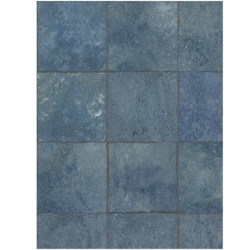 Porcelanato Pedra Natural 15x15cm Azul - Portinari Atlantis Bl Nat Esmaltado Bold