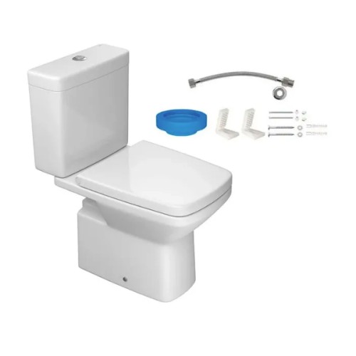 Kit Completo Deca Bacia com Caixa Acoplada Clean Branco