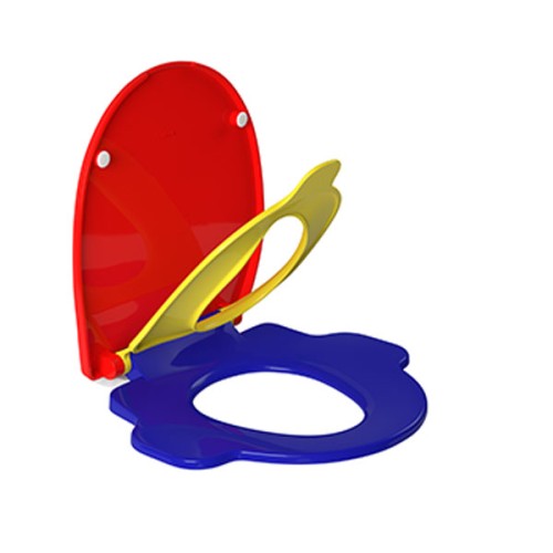 Assento Deca em Plástico para Bacias Kids Colorido