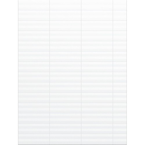 Porcelanato Monocromatico Lux 8x25cm Branco - Portinari Matiz Wh Bold