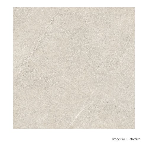 Porcelanato Pedra Natural 100x100cm Cinza - Portinari Sandstone Sgr Nat Pietra Prime Retificado