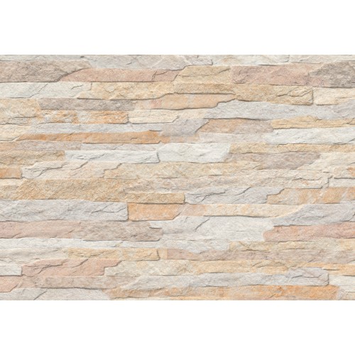 Cerâmica Pedra Acetinado 45x65cm Bege - Ceusa Filetado Retificado