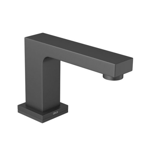 Torneira de Mesa Touchless Bica Baixa para Lavatório Unic Black Matte