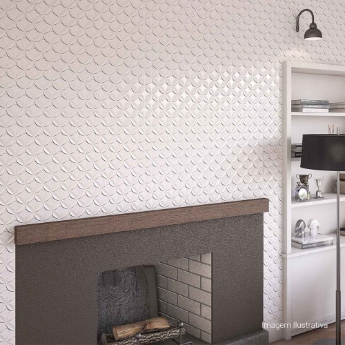 Cerâmica Monocromatico Acetinado 45x65cm Branco - Ceusa Dalia Retificado