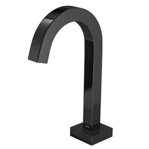 Torneira de Mesa Touchless Bica Baixa para Lavatório Tube Black Noir