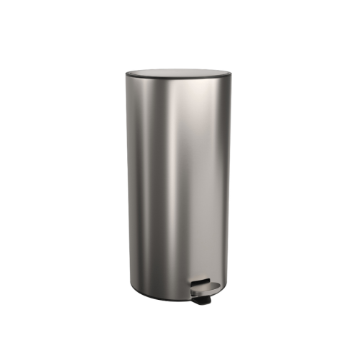 Lixeira Redonda com Pedal Deca 30l Inox - 1005.Red.30.Inx