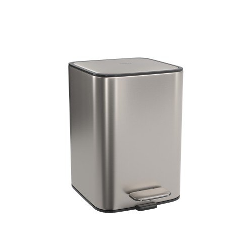 Lixeira Quadrada Deca 5l Inox - 1005.Qua.5.Inx