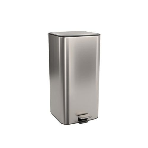 Lixeira Quadrada Deca 28l Inox - 1005.Qua.28.Inx