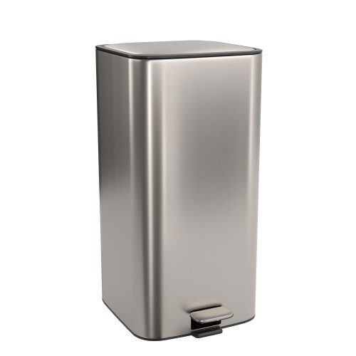 Lixeira Quadrada Deca 28l Inox - 1005.Qua.28.Inx