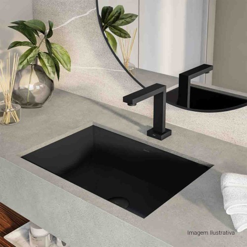 Torneira de Mesa Touchless Bica Alta para Lavatório Dream Black Matte